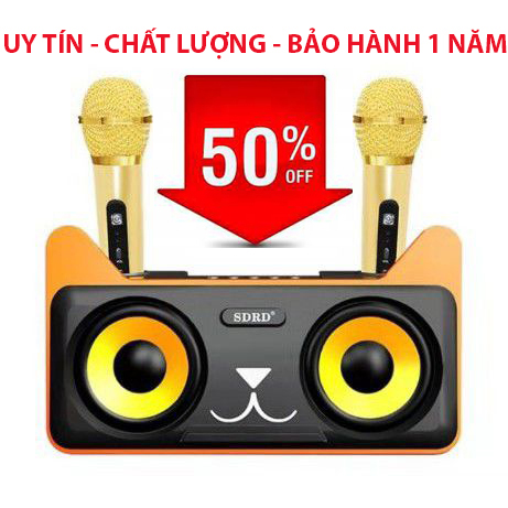 Loa Mèo Nhật Công Suất Lớn Loa Thùng Bluetooth Hát Karaoke Âm Thanh Vòm 5D Phù hợp hát karaoke tại nhà đi phượt dã ngoại cực kì tiện dụng. Bảo Hành 1 Năm