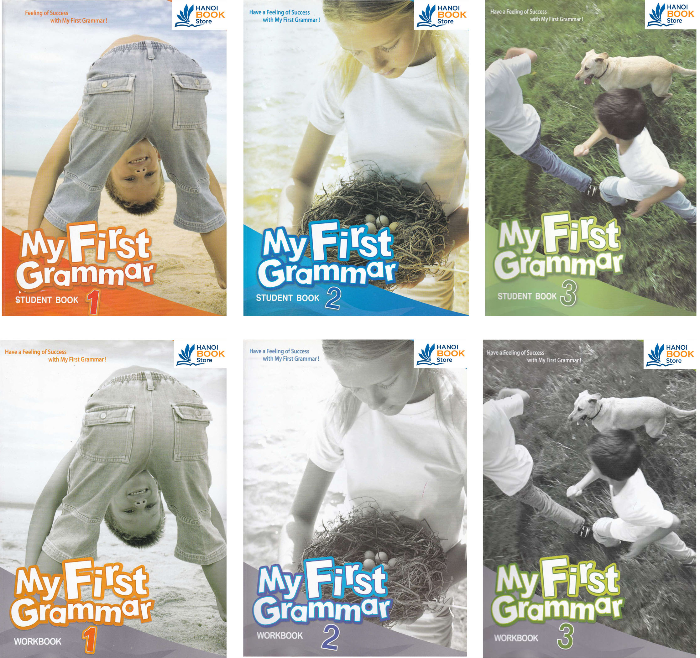 Bộ Sách MY FIRST GRAMMAR 1,2,3 Student's Book + Workbook