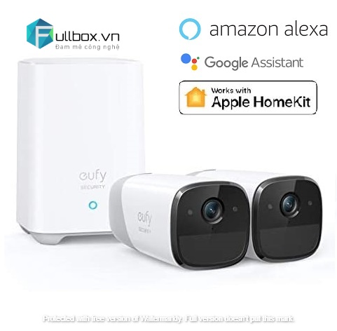 Camera eufycam 2 - camera ngoài trời dùng pin 365 ngày