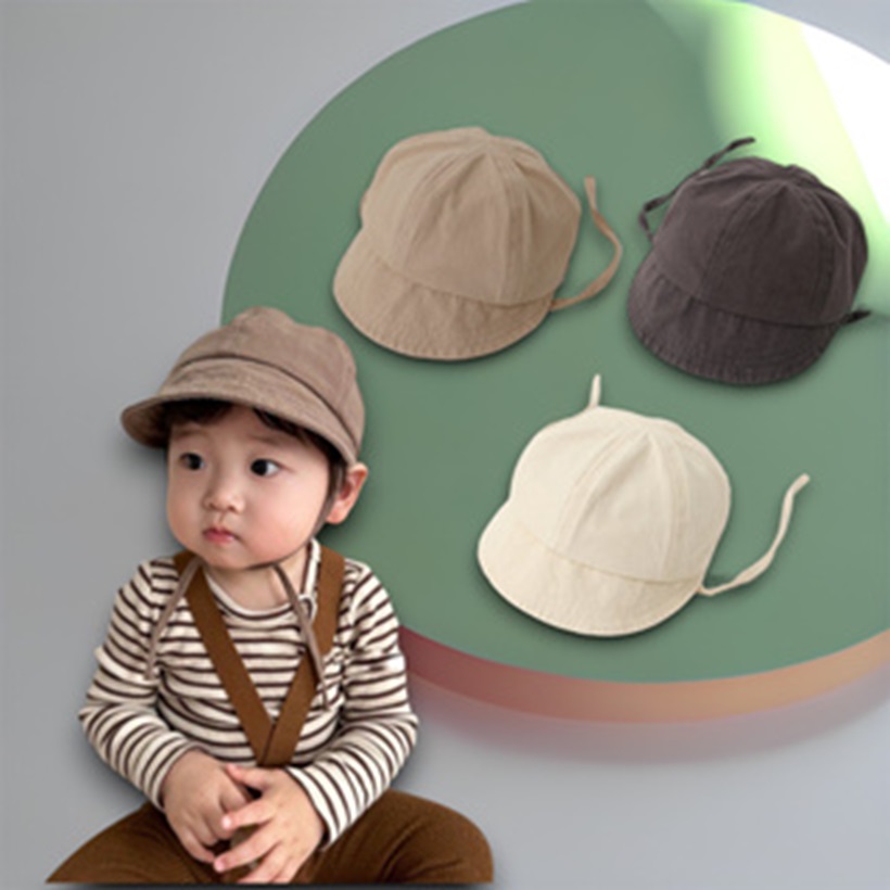 Mũ lưỡi trai vành mềm chống nắng cho bé trai bé gái từ 3 tháng tới 2 tuổi