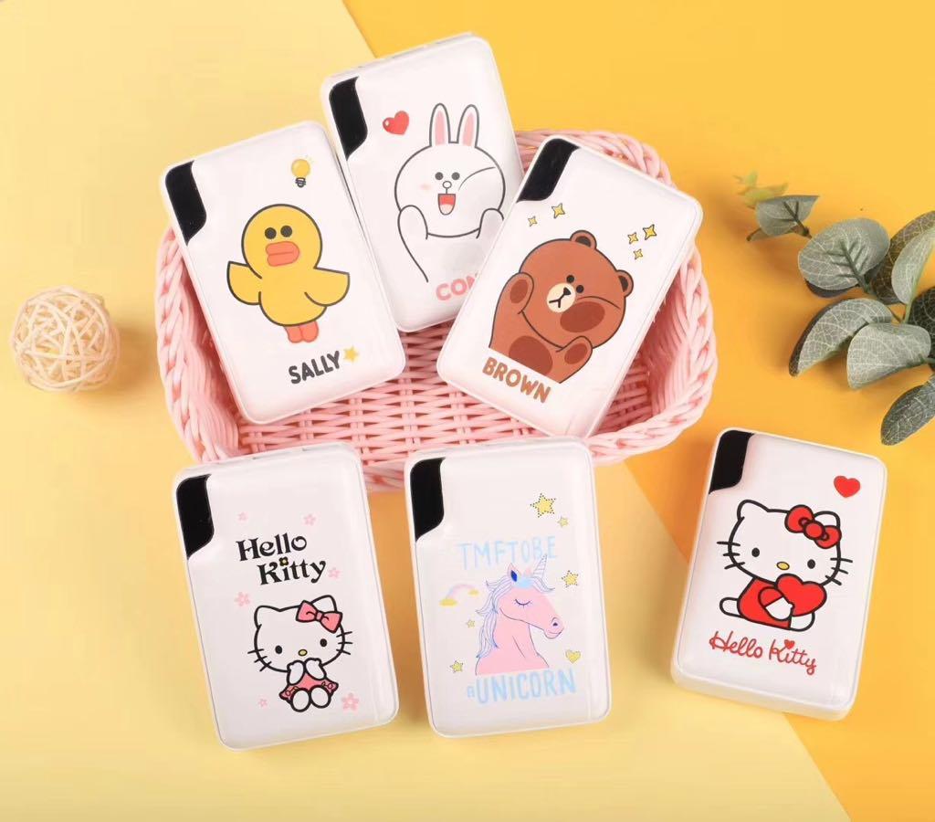 [HCM]Pin sạc dự phòng Hình Thú 2 cổng sạc nhanh dung lượng thực 10.000mAh có đèn Flash GIÁ SỈ