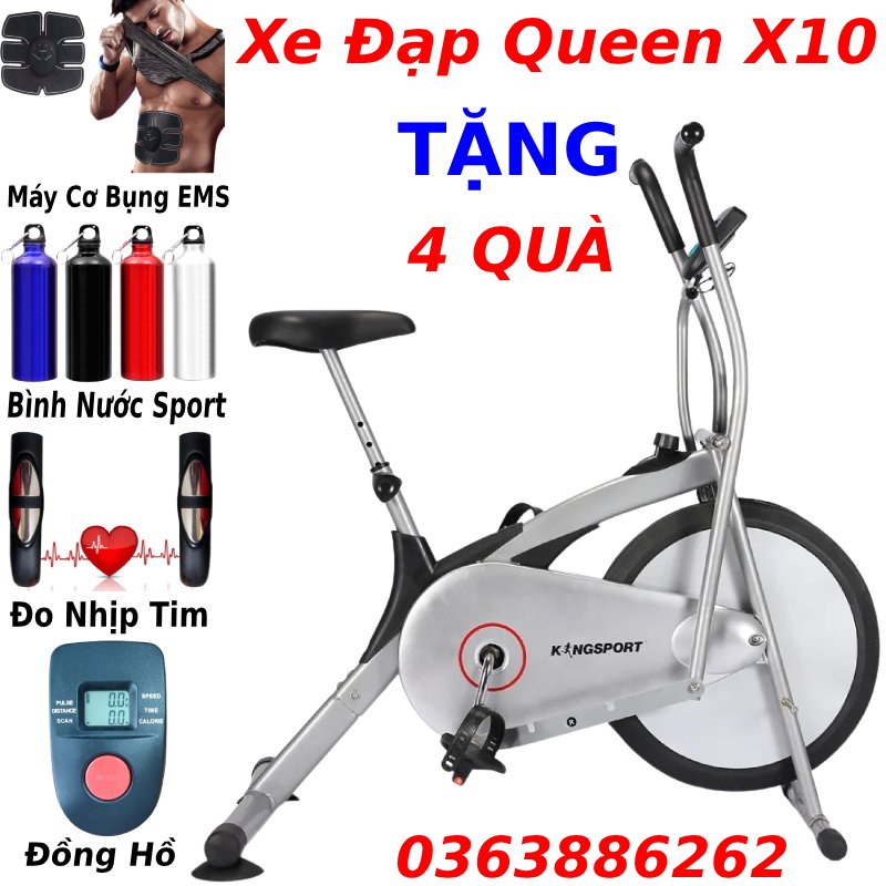 Xe đạp tập thể dục tại nhà X9 X10 - Xe đạp thể dục trong nhà X9 X10 dành cho người lớn trẻ em, tặng kèm combo 2, 3, 4, 5 quà phụ kiện