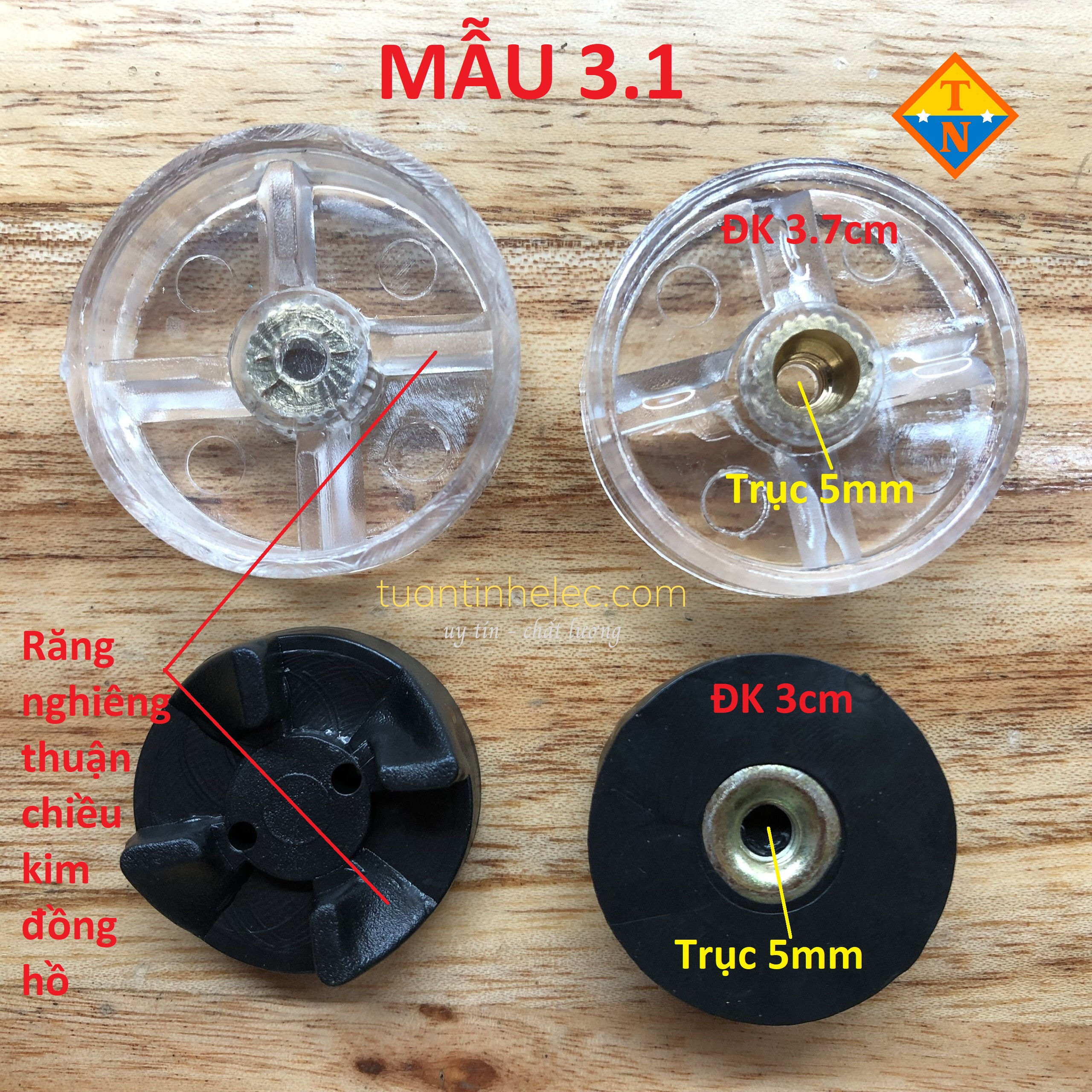 Bánh răng máy xay sinh tố Magic, vấu truyền, nhông máy xay, màu sắc ngẫu nhiên