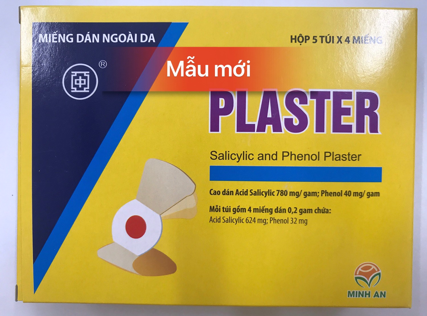 MIẾNG DÁN MỤN CÓC PLASTER HỘP 20 MIẾNG