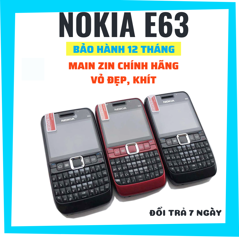 Điện thoại Nokia cổ - Nokia E63 bàn phím QWERTY 24 ký tự độc đáo