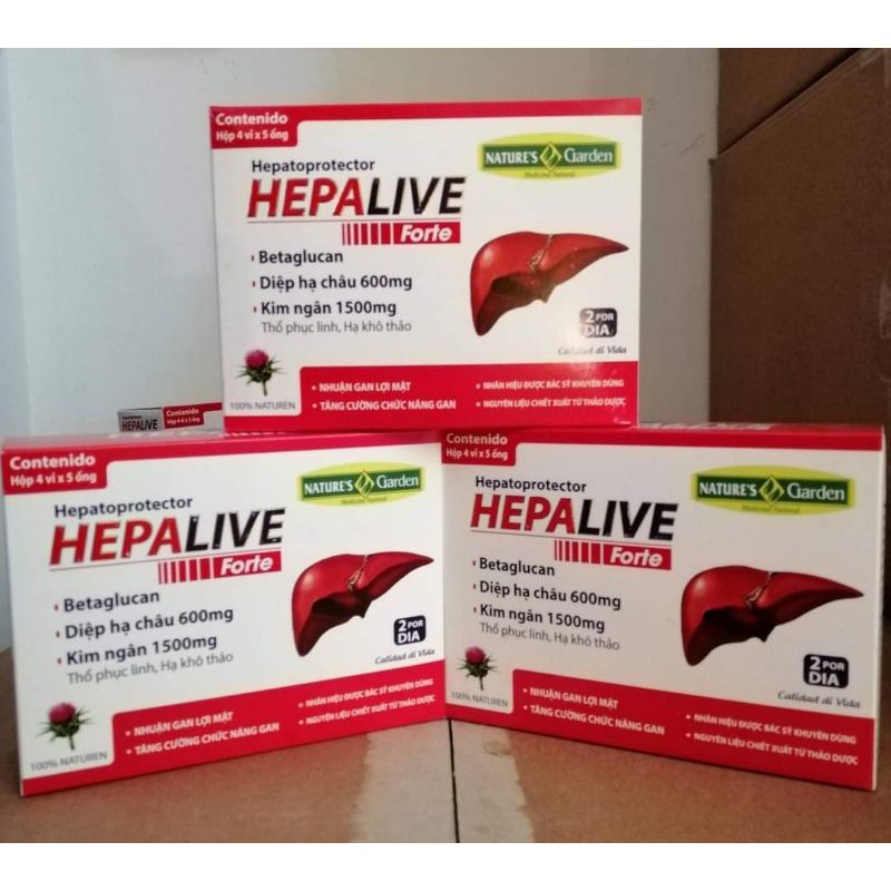 Hepalive Thanh nhiệt, giải độc gan, mát gan, tăng cường chức năng gan