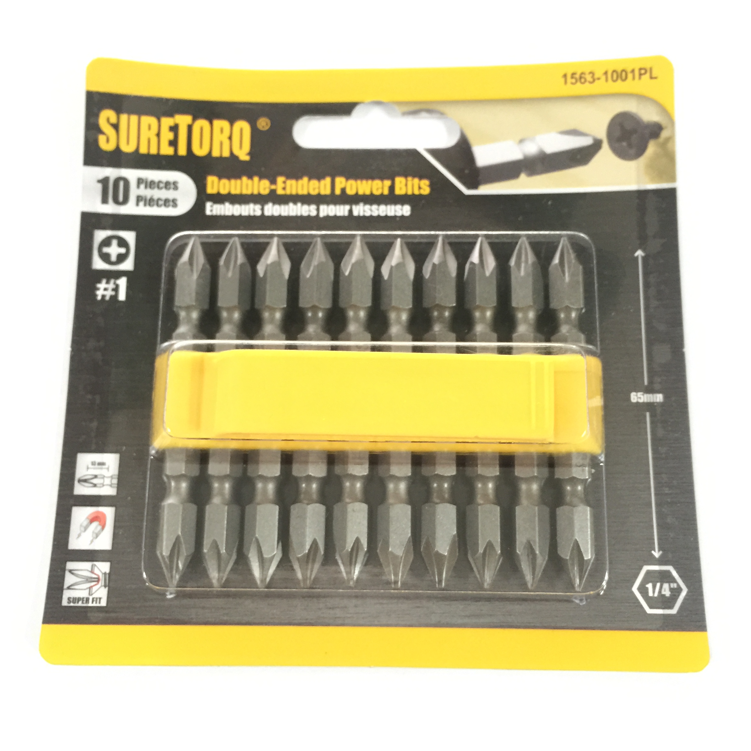 Mũi vít 2 đầu bake suretorq 1563-1001pl ph1x65mm