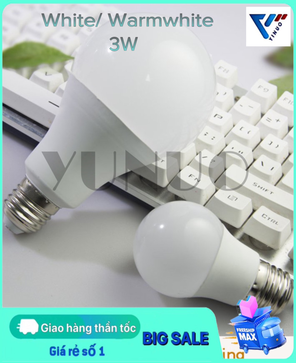 3W Bóng búp tròn led búp tròn bulb kín đui vặn chống nước tiết kiệm điện siêu sáng thắp sáng trong nhà ngoài trời Bóng đèn búp tròn bóng đèn tiết kiệm điện bóng tròn