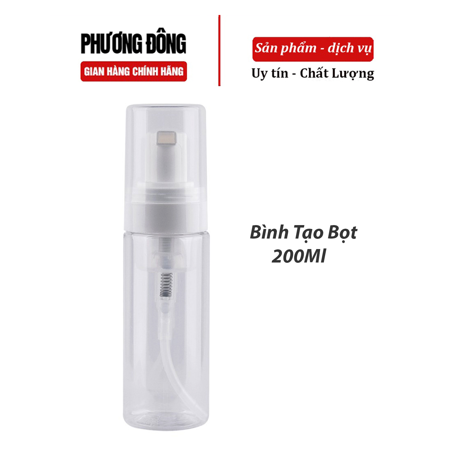 Chai xịt tạo bọt 200ml, bình tạo bọt dùng trong tattoo phun xăm thẩm mỹ