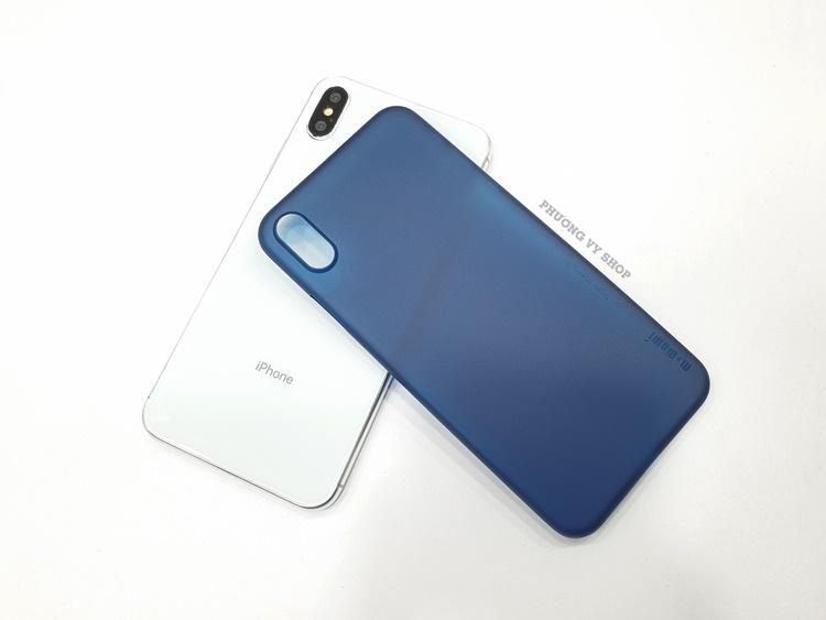 Ốp lưng memumi mỏng mờ nhám - iphone xs max
