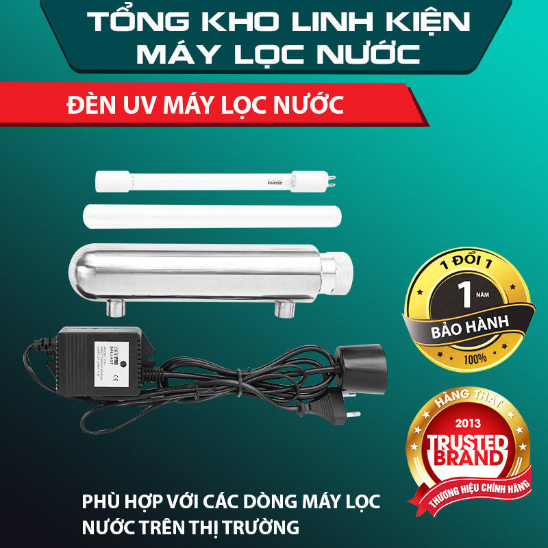 Bộ đèn uv máy lọc nước 6w , đèn uv máy lọc nước , đèn uv sử dụng cho tất cả các máy lọc nước