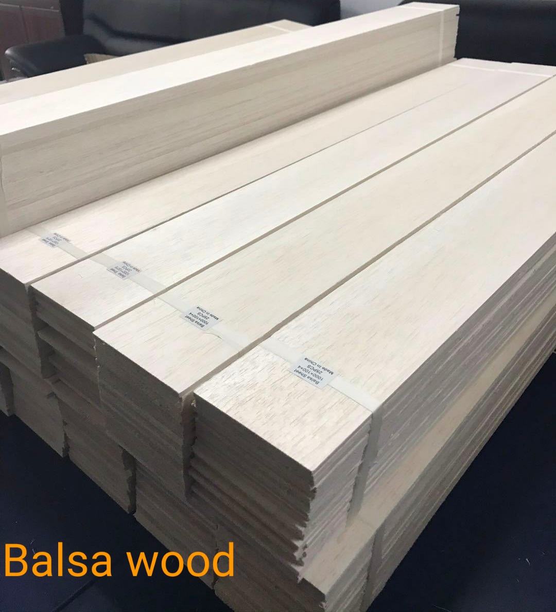 Gỗ balsa siêu nhẹ làm máy bay mô hình, mô hình thủ công