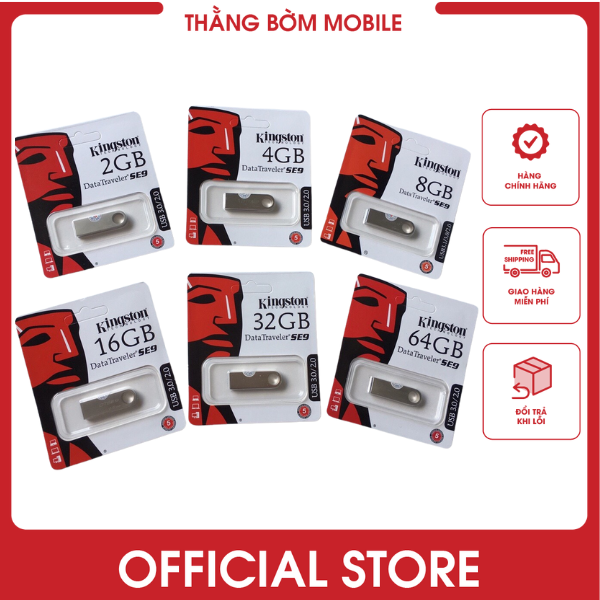 USB 8GB kingston SE9 chống sốc chống nước, ĐỦ DUNG LƯỢNG, BẢO HÀNH 1 NĂM