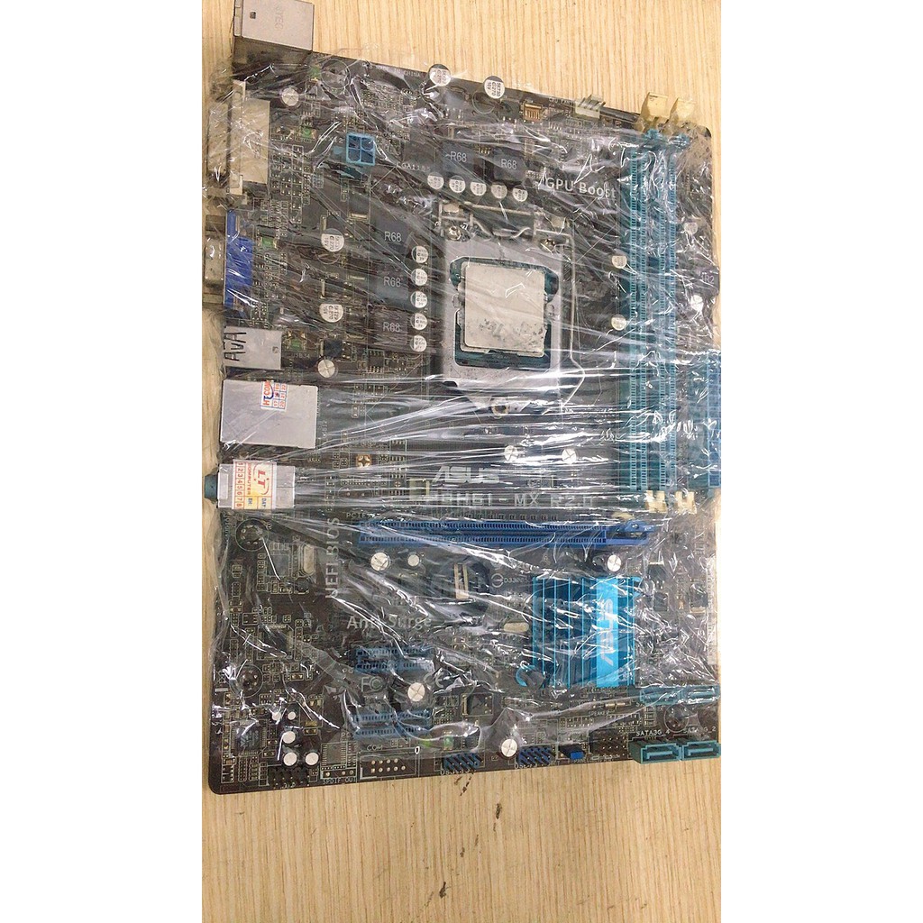 Combo main asus h61 + g2030 + ram 8g + quạt