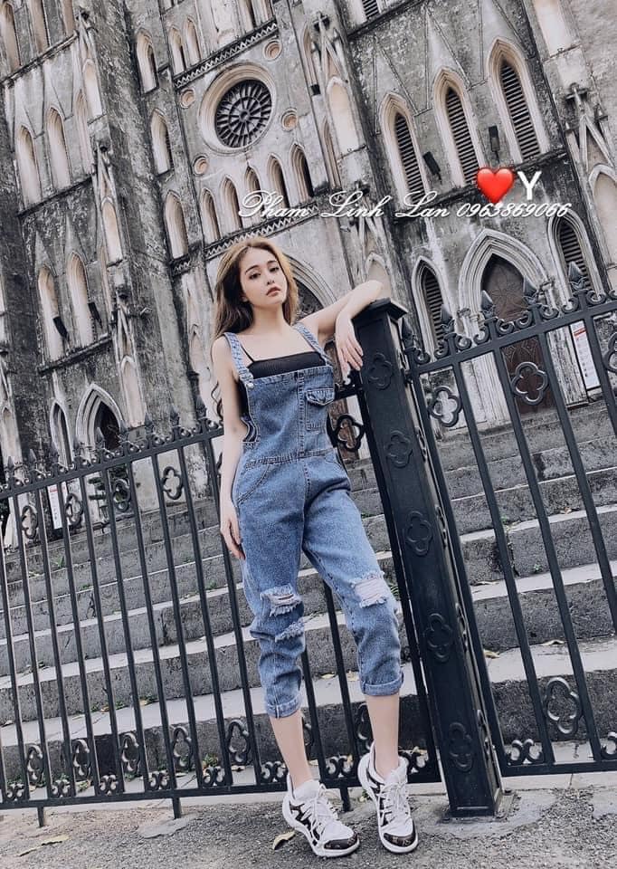 ( ẢNH THẬT) YẾM QUẦN JEAN, QUẦN YẾM BÒ DÁNG DÀI RÁCH 3 Ô TÚI HỘP TRƯỚC THỜI TRANG NỮ CỰC CHẤT, PHUONGMART