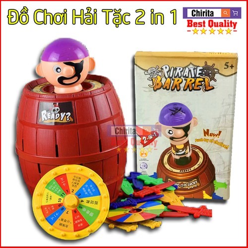 ĐỒ CHƠI ĐÂM HẢI TẶC-Đồ chơi Đâm hải tặc chất liệu nhựa rất dày, không lo bể vỡ, màu sắc đẹp mắt