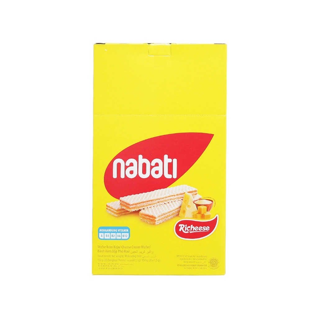 Bánh xốp nabati vị phô mai 170g/ nabati vị phô mai 320g