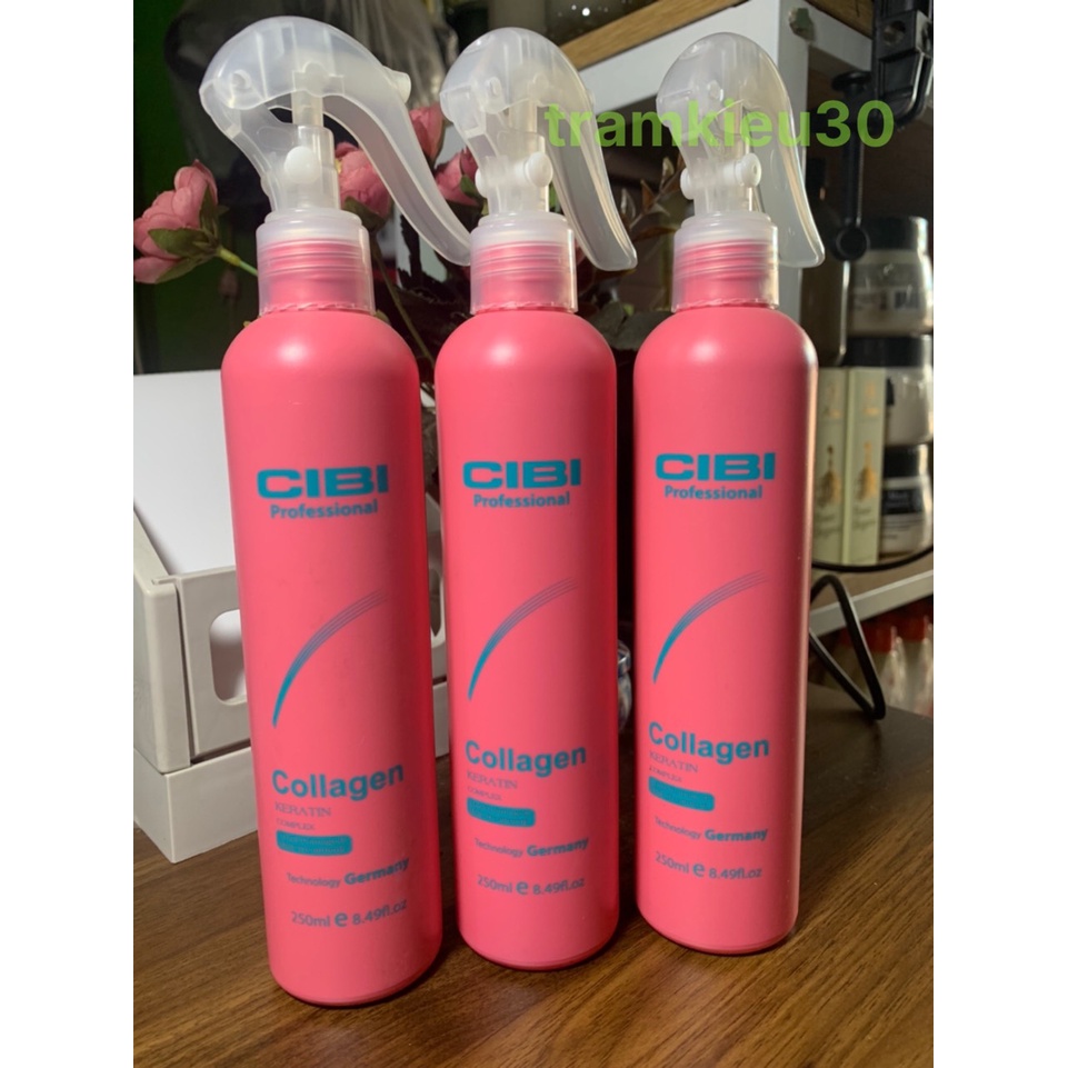 Xịt dưỡng tóc keratin cibi 250ml