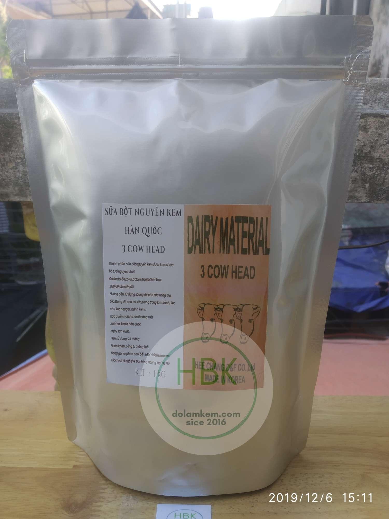 sữa bột nguyên kem hàn quốc 1kg