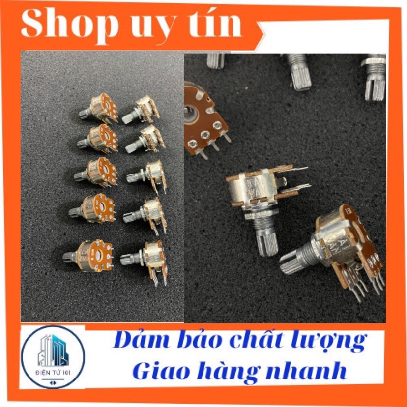[HCM]Biến trở 50k đôi volum amply cao cấp có nấc bi