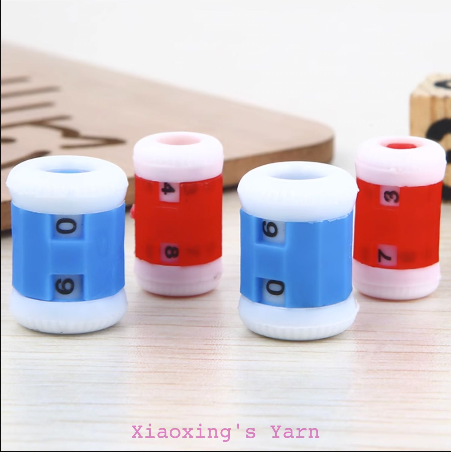 Đếm số dòng dùng đan móc len loại thường vặn tay cơ bản | Xiaoxing's Yarn