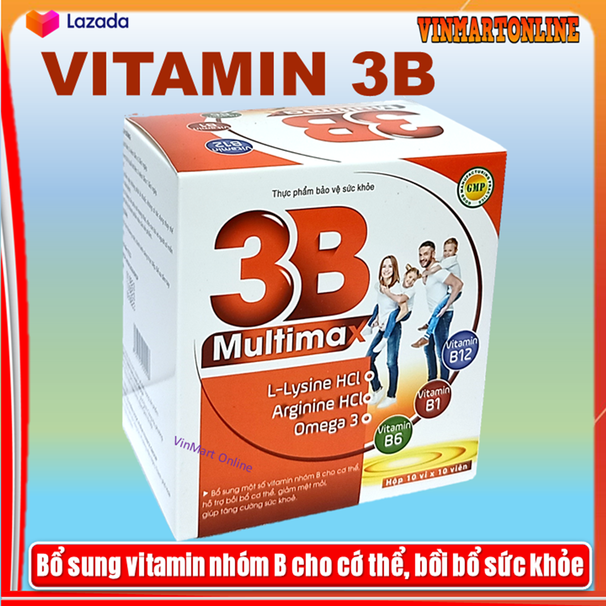 Viên uống bổ sung vitamin 3B Kore Pluss Giúp bồi bổ sức khỏe