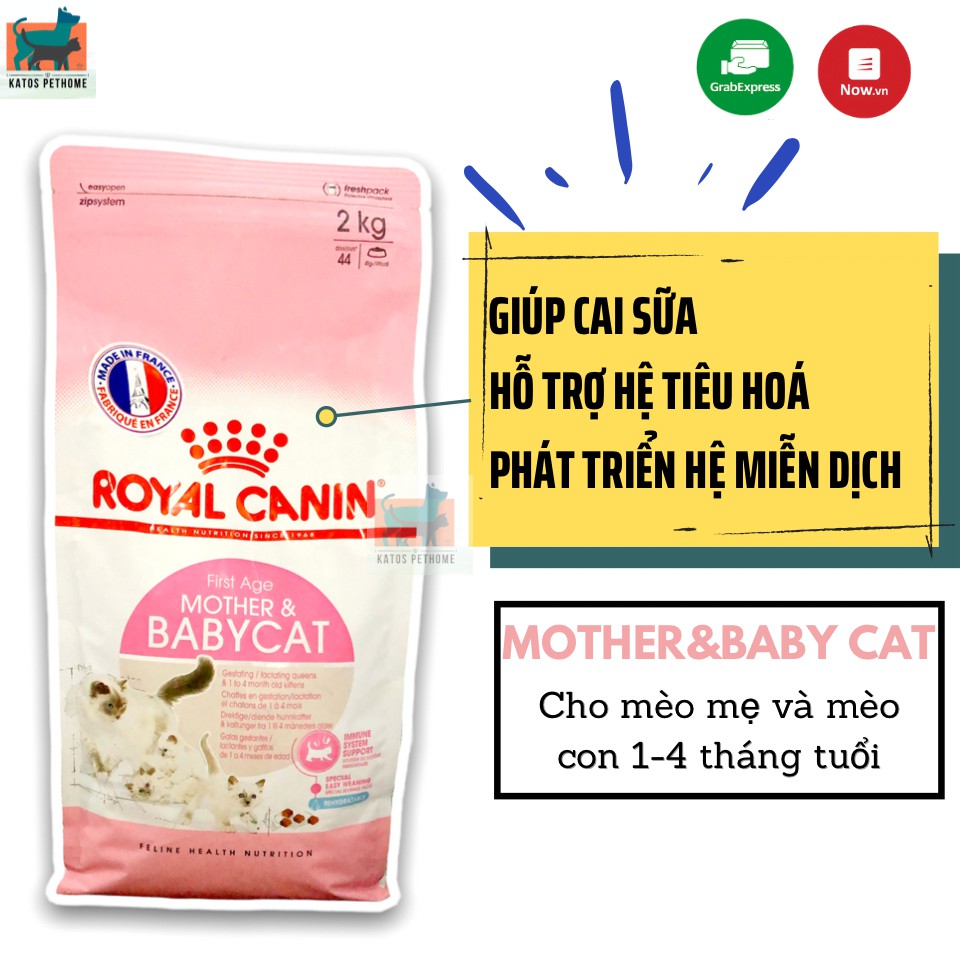 THỨC ĂN CHO MÈO ROYAL CANIN MOTHER AND BABY CAT 4KG BAO NGUYÊN
