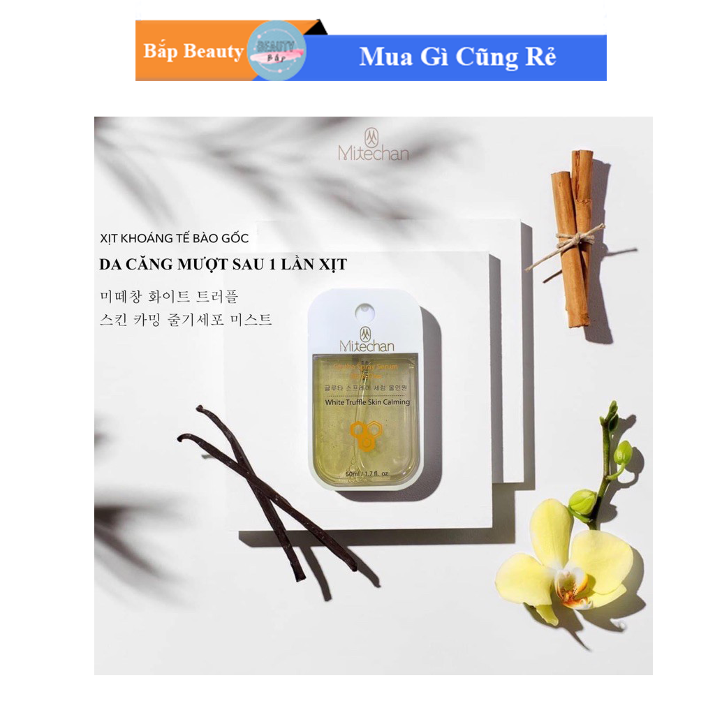 Xịt Khoáng Tế Bào Gốc Mitechan Glutha Spray Serum All In One