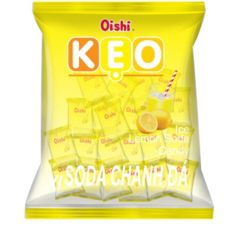 Kẹo oishi vị soda chanh đá 85g