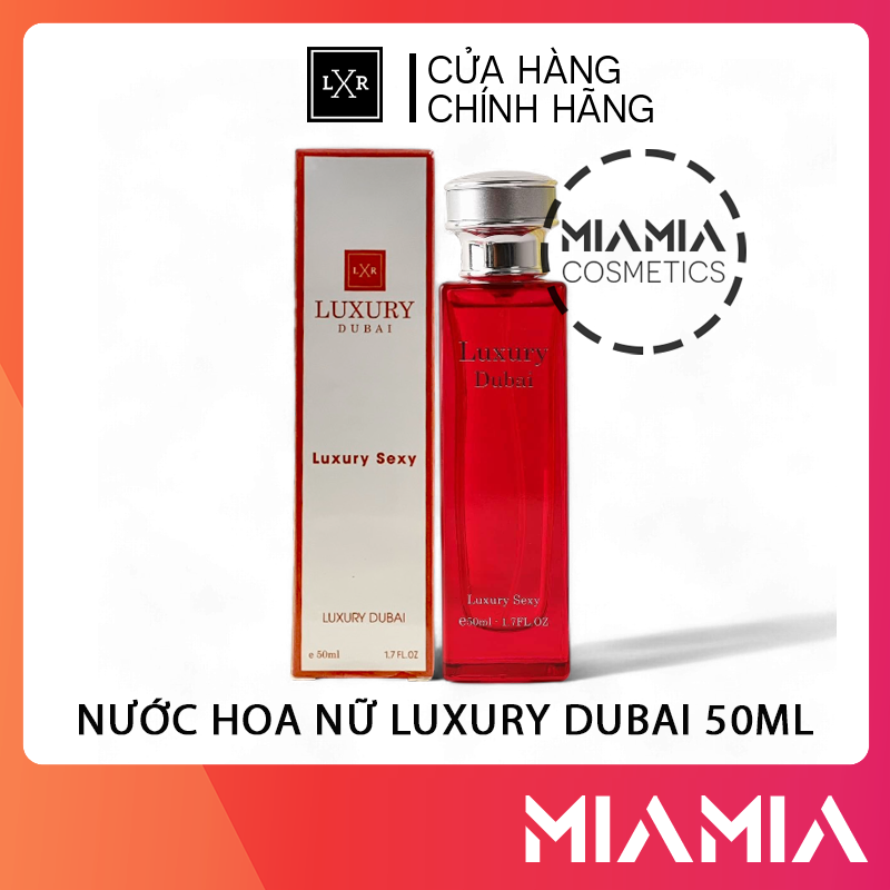 Nước Hoa Luxury Dubai Sexy Màu Đỏ Mùi Nữ 50ml Chính Hãng - Mùi Hương Ngọt Ngào Quyến Rũ