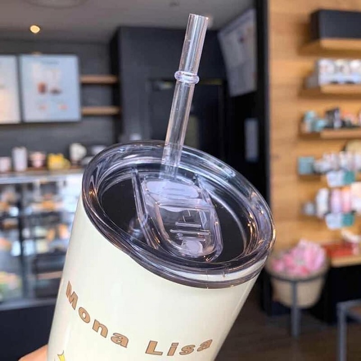 Ly Giữ Nhiệt Inox 650ML Hình Thú CUTE Hàng HotHit, Kèm Nắp Chống Tràn Trong Suốt + Kèm Ống Hút, Ly Giữ Nhiệt Đựng Coffee - Cốc Giữ Nhiệt Inox 304 Cao Cấp Dung Tích 650ML Kiểu Dáng Trẻ Trung Năng Động