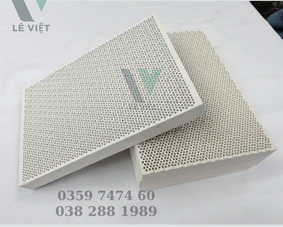 Combo 4 mặt gốm sứ + keo bột gắn gốm trong bếp hồng ngoại, bếp nướng, bếp sấy hồng ngoại