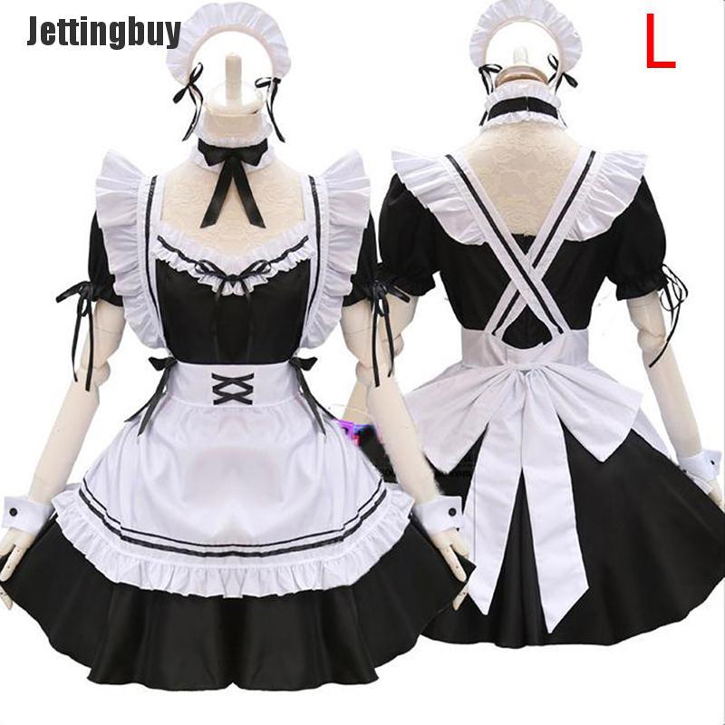 Jettingbuy Đồ hóa trang người hầu phong cách anime lolita dễ thương - INTL