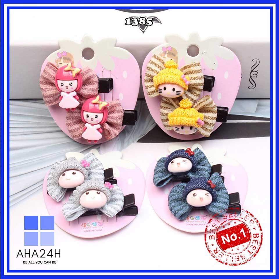 [HCM]Kẹp tóc cho bé AH1385 phong cách hàn quốc đính nơ cute
