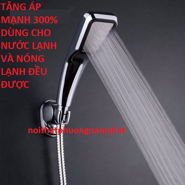 [HCM][[GIÁ SIÊU HỦY DIỆT] Bộ Tay Sen Tắm Vòi Hoa Sen TĂNG ÁP TS05 và dây sen và cài sen TAY SEN VUÔNG MẬP