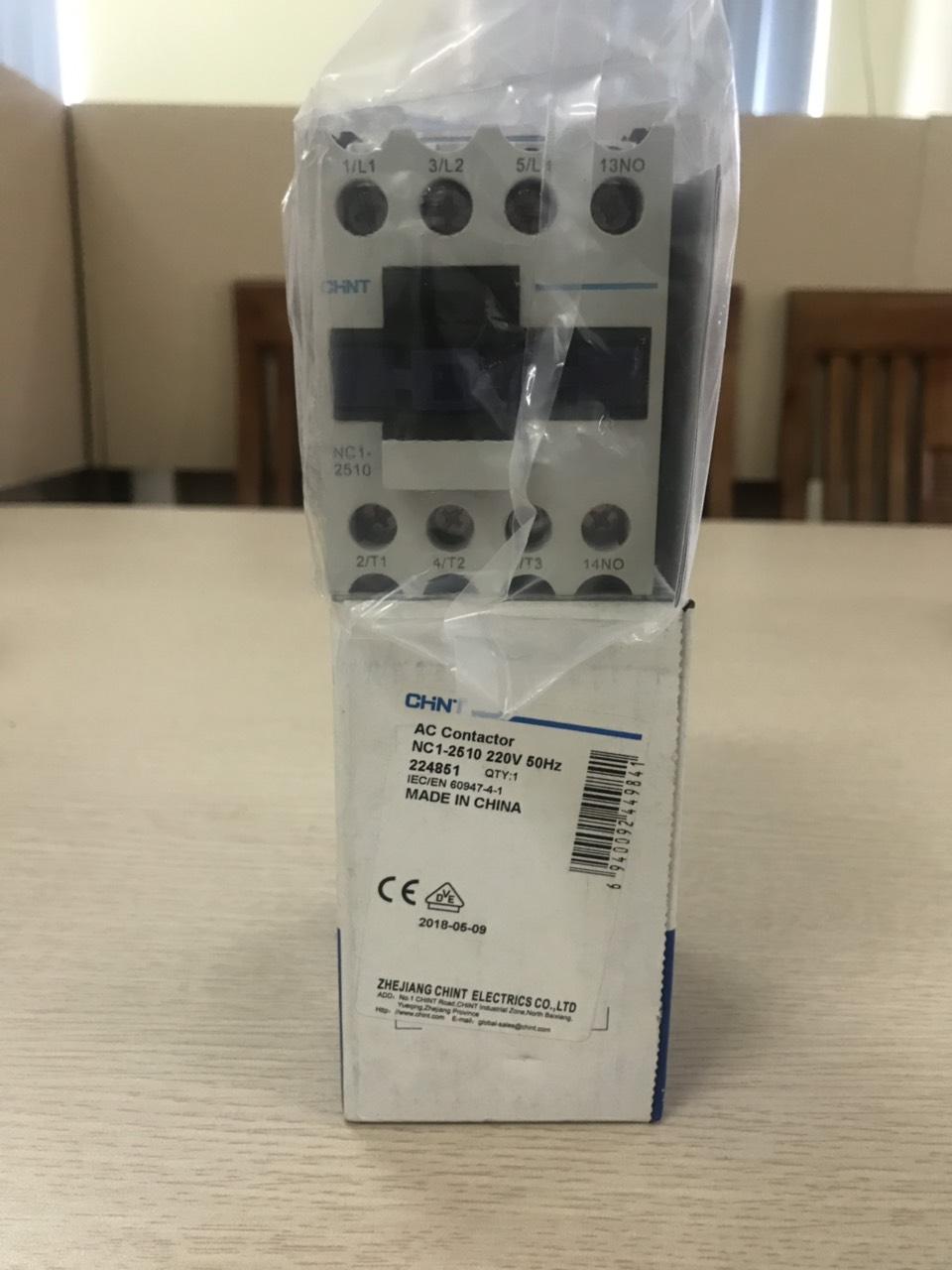 Khởi động từ ac contactor nc1-2510 220v 50hz