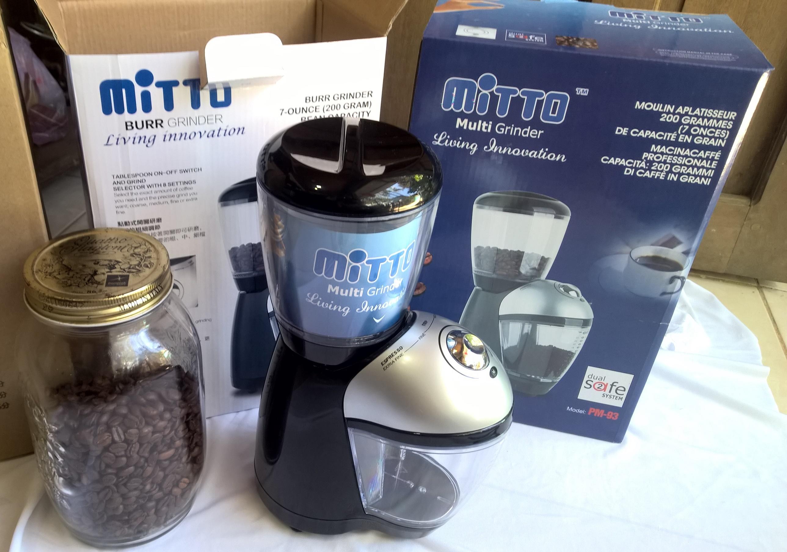Máy xay cà phê Espresso MITTO xay nghiền có điều chỉnh độ mịn