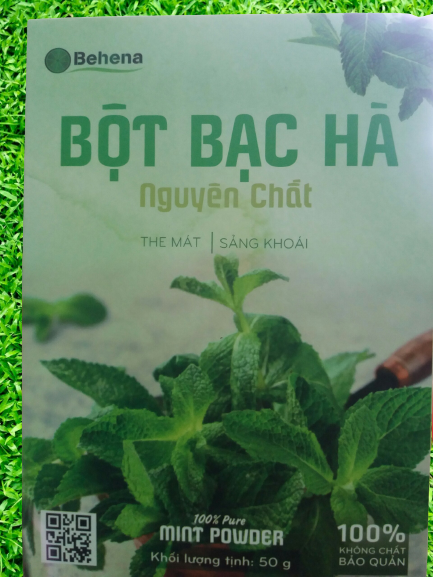 Bột bạc hà nguyên chất 100% behena