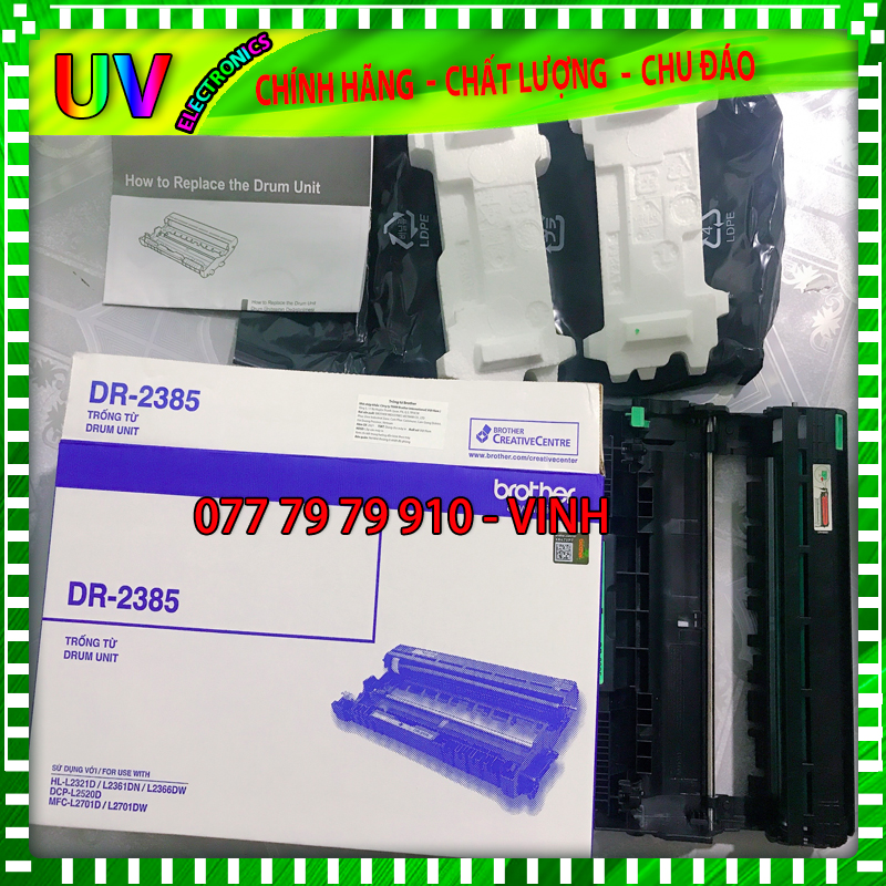 Drum máy in brother dr 2385 - cam kết hàng chính hãng