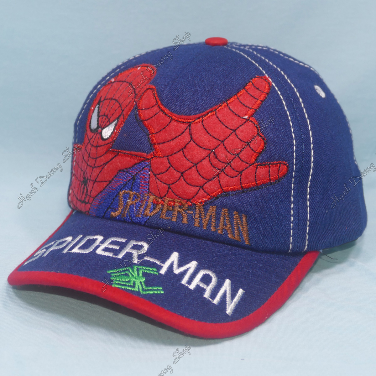 Mũ siêu nhân người nhện mũ lưỡi trai trẻ em vòng đầu 48-52cm cho bé yêu nhà bạn nón kết siêu nhân dành cho bé 3-5 tuổi hình người nhện cho bé trai