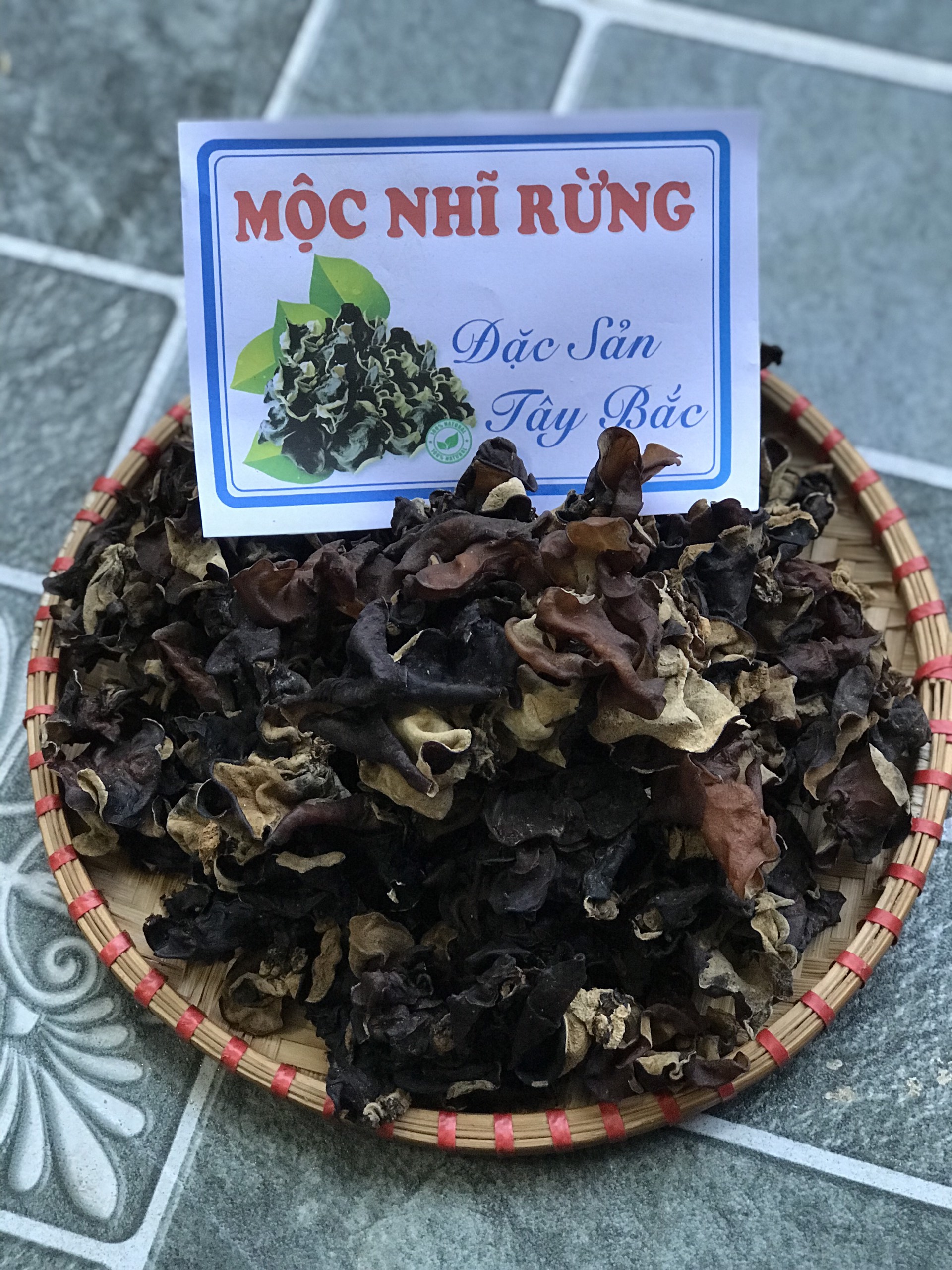 Mộc nhĩ rừng Tây Bắc dai, giòn