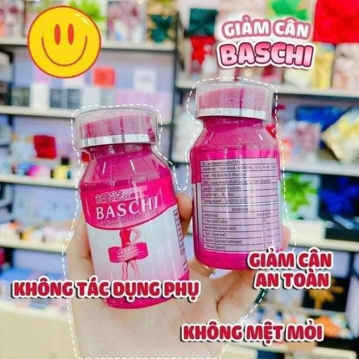 Giảm cân Baschi hồng CHÍNH HÃNG - giảm nhanh an toàn hiệu quả