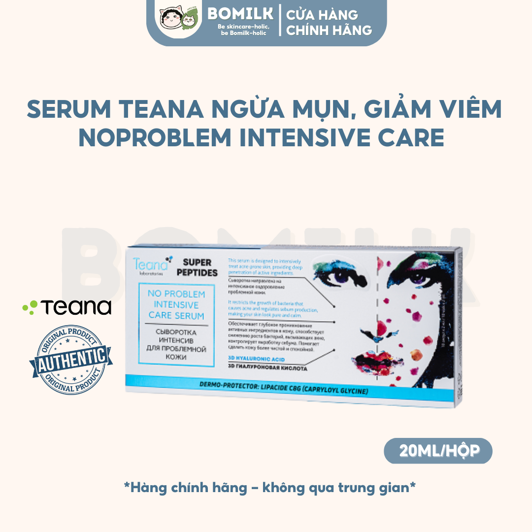 Serum Teana Noproblem Intensive care - khô nhân mụn, giảm sưng