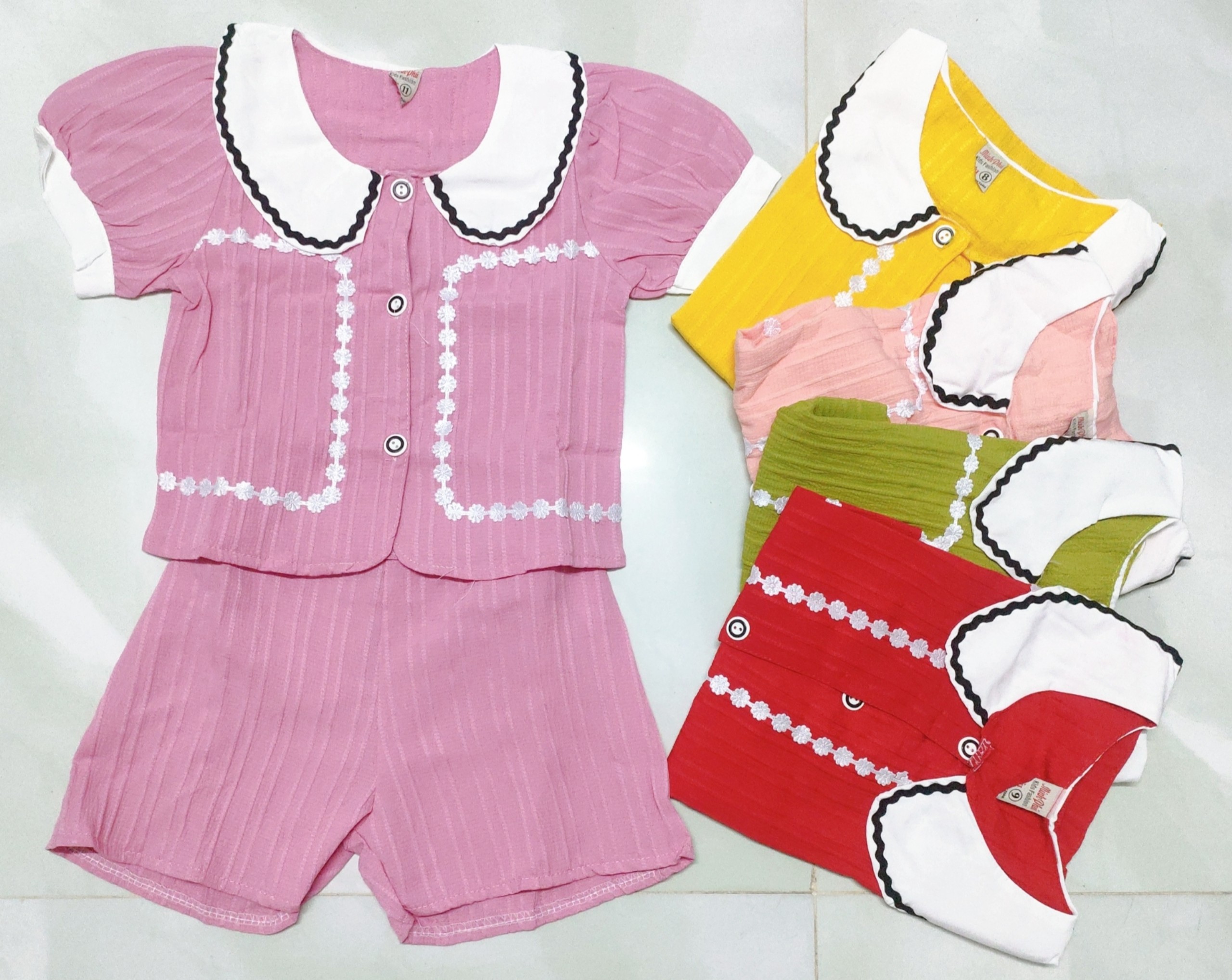 Bộ tơ xốp tay ngắn bé