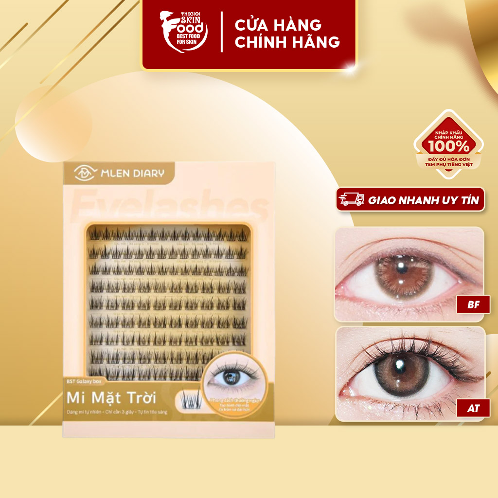 Lông Mi Giả Tách Sợi Mặt Trời Cho Mắt To Tự Nhiên Mlen Diary