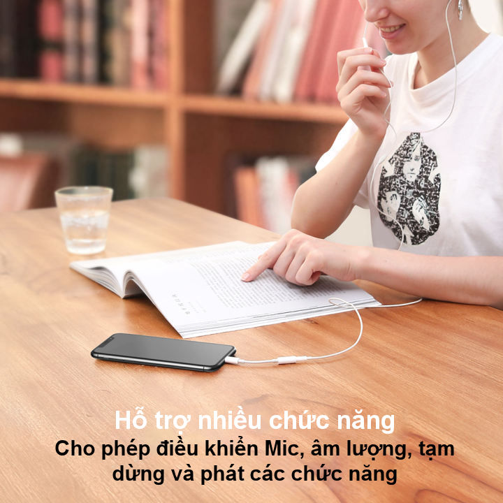 Cáp Lightning sang 3.5mm Audio chuẩn MFI UGREEN US211 - Dùng tai nghe 3.5mm cho iPhone 11 Pro Max / iPhone Xs Max / iPhone Xr / iPhone X / iPhone 8 Plus / iPhone 7 Plus Cáp Lightning sang 3.5mm Audio chuẩn MFI UGREEN US211 - Dùng tai nghe 3.5mm cho iPhone 11 Pro Max / iPhone Xs Max / iPhone Xr / iPhone X / iPhone 8 Plus / iPhone 7 Plus
