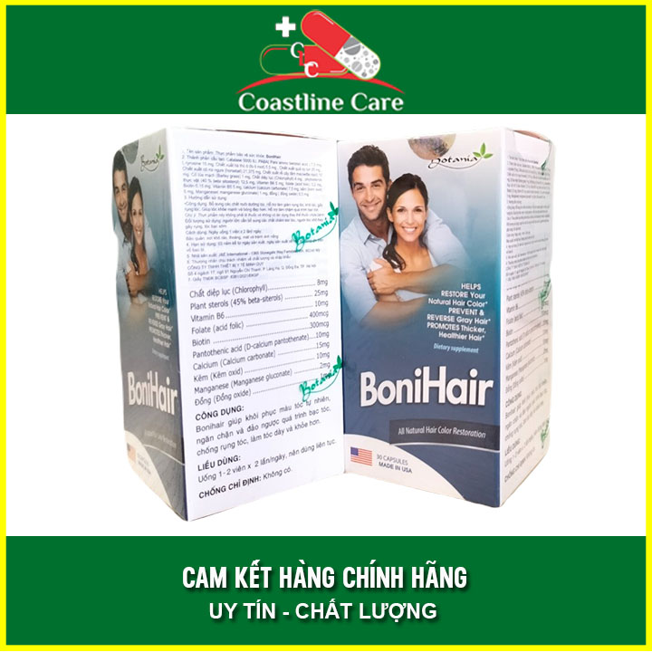 BoniHair-Boni Hair Hộp 30 viên- Giảm Rụng Tóc - Coastlinecare Pharmacy