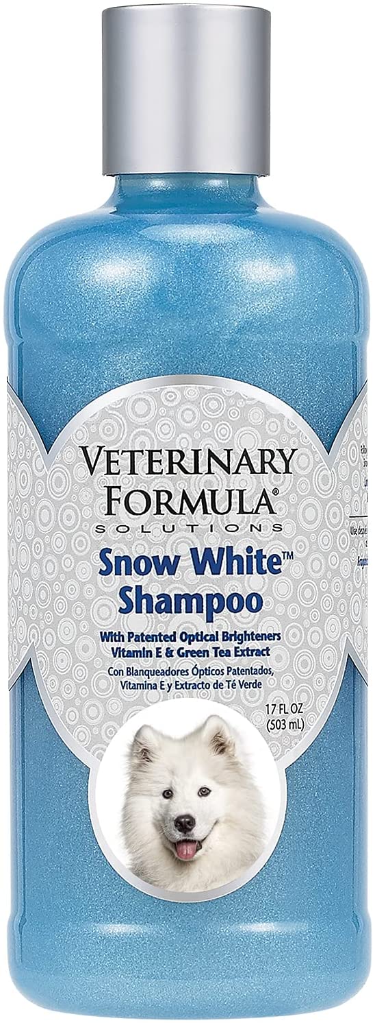 Veterinary formula snow white shampoo - dầu tắm dành cho chó & mèo lông trắng 503ml