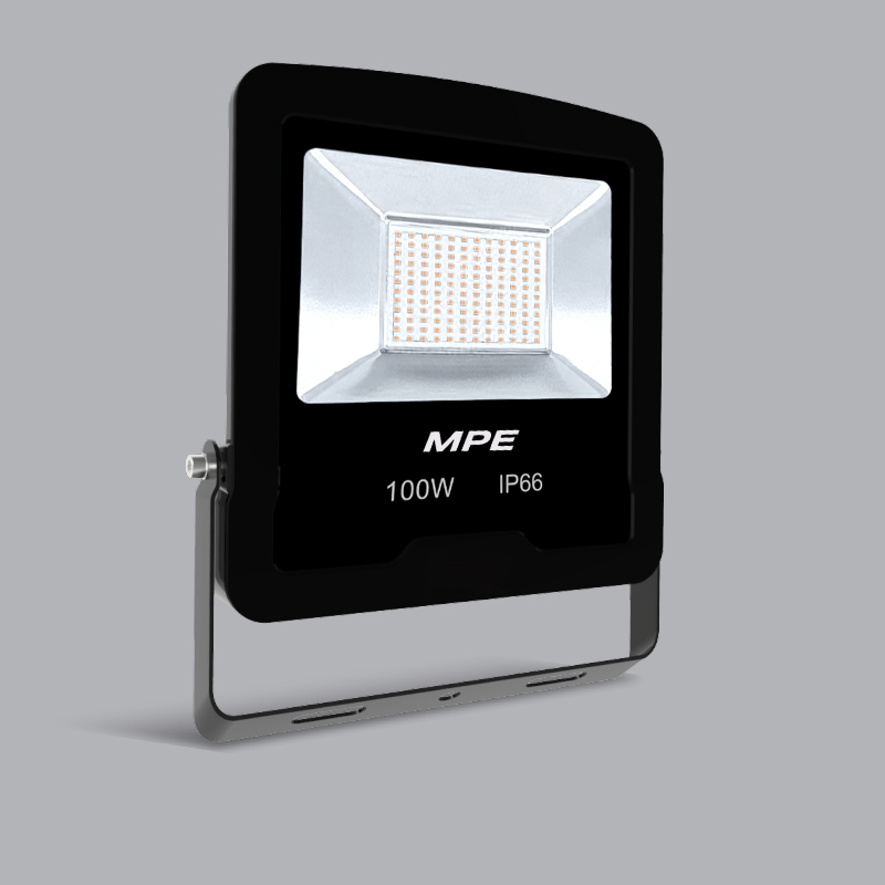 Đèn led pha 100w ánh sáng trắng, vàng mpe - bh 24 tháng chính hãng