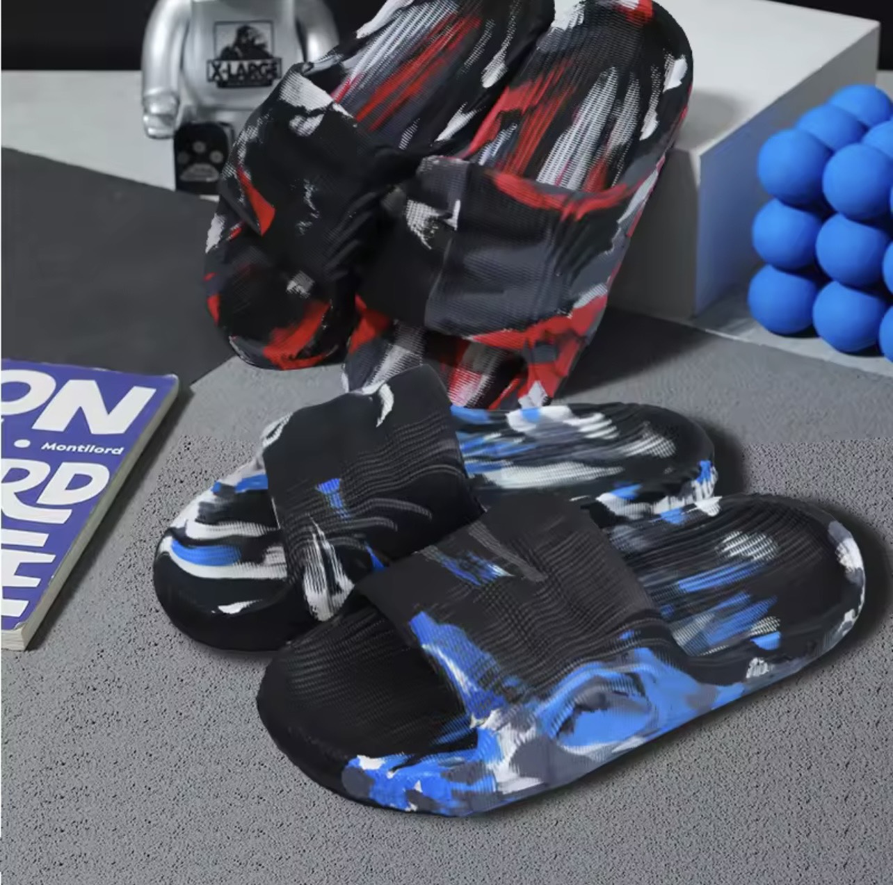 Dép bánh mì nam nữ unisex, dép Bắp Cải siêu nhẹ êm chân phong cách , dép quai ngang nam nữ